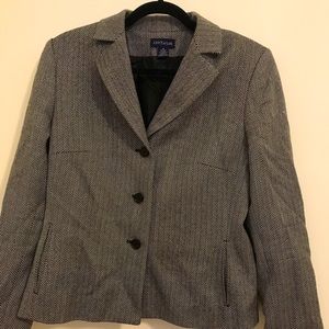Vintage Ann Taylor houndstooth blazer
